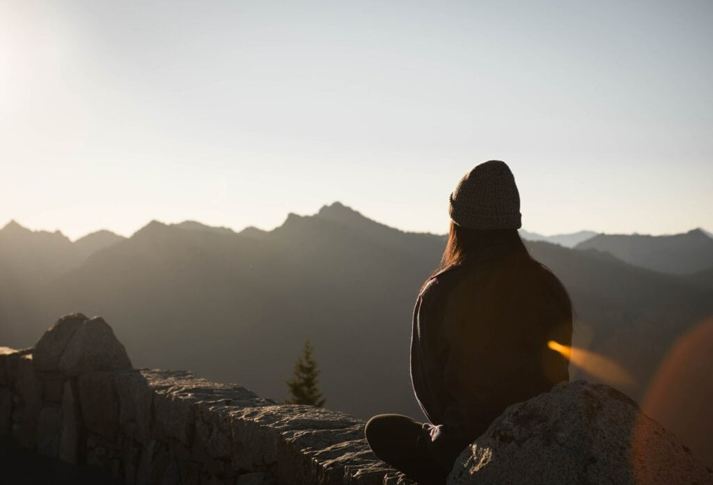 méditation dans la nature
